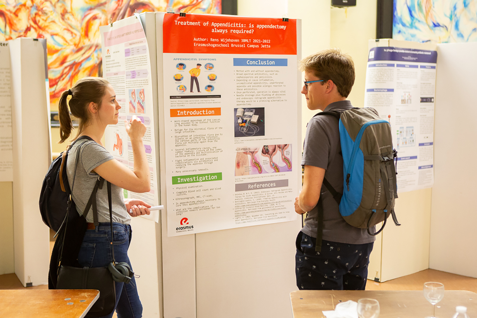 Posterbeurs EhB Biomedische laboratoriumtechnologie