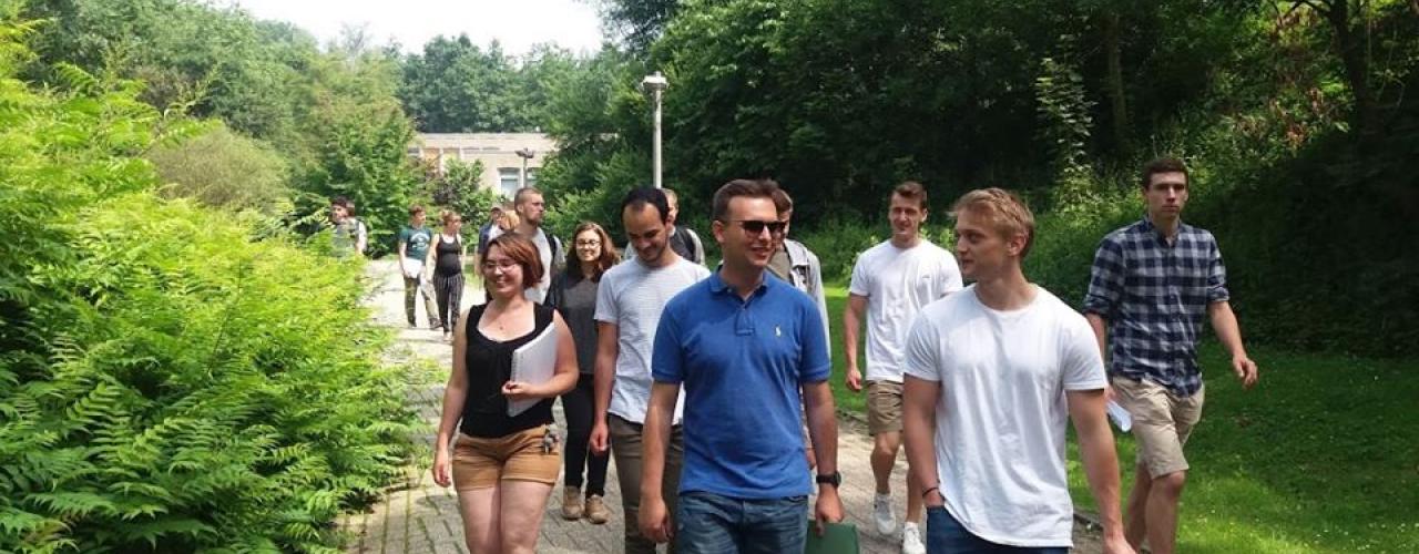 Studenten landschaps- en tuinarchitectuur Erasmushogeschool 