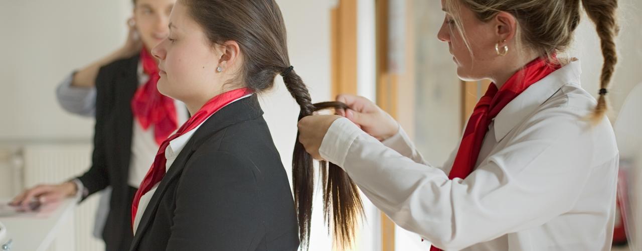 Business hairstyles op Etiquettedag