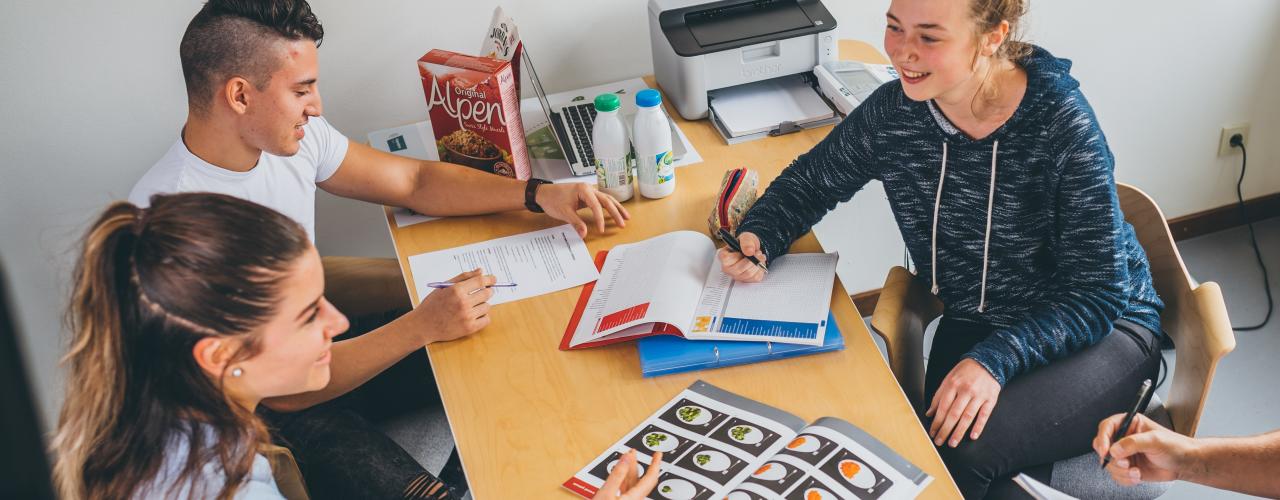 Studenten voedings- en dieetkunde erasmushogeschool