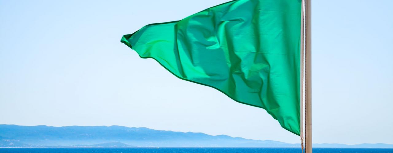 groene vlag