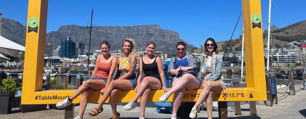 studenten op stage in Zuid-Afrika