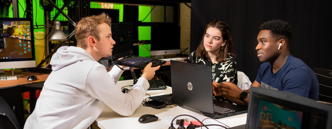 studenten multimedia en creatieve technologie