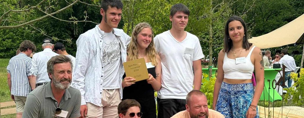 Winnaars beloftevolle hovenier