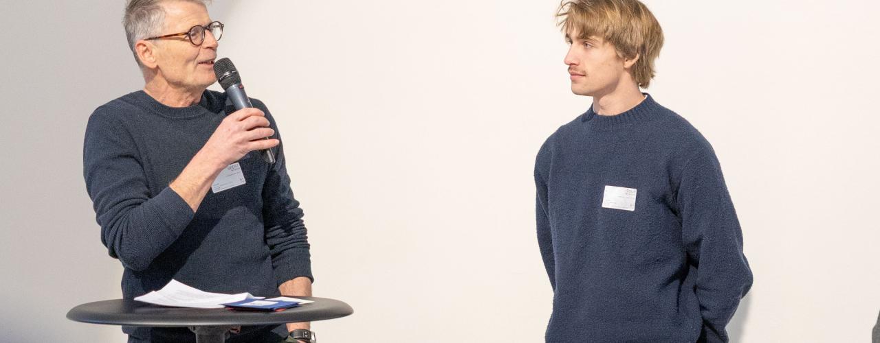Tuur De Keyser wint de Blikveld studentenaward