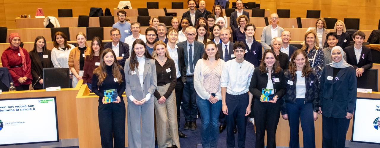 EhB-studenten schitteren in de finale van Healthcare Heroes 2026