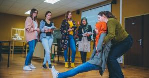 studenten in de klas