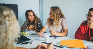 studenten aan de slag