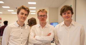Studenten presenteren