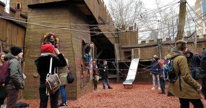 Studenten landschaps- en tuinarchitectuur