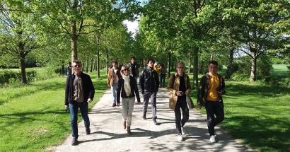 Studenten landschaps- en tuinarchitectuur Erasmushogeschool Brussel