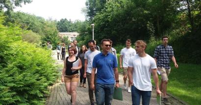 Studenten landschaps- en tuinarchitectuur Erasmushogeschool 