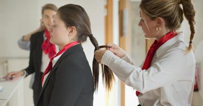 Business hairstyles op Etiquettedag