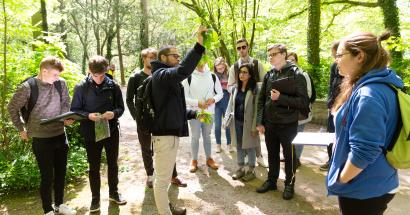 Studenten lta plantentuin meise