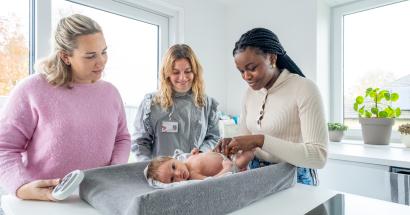 Studenten bachelor vroedkunde EhB