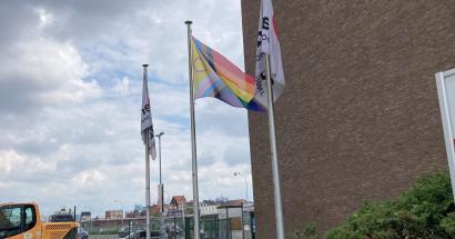 pride vlag campus kaai