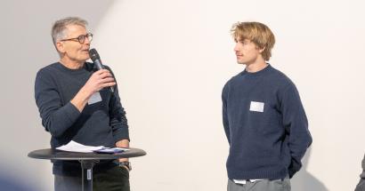 Tuur De Keyser wint de Blikveld studentenaward