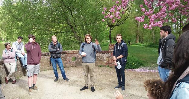 Studenten landschaps- en tuinarchitectuur Erasmushogeschool Brussel