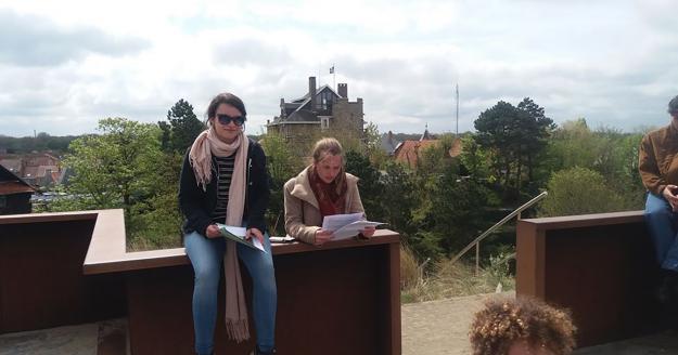 Studenten landschaps- en tuinarchitectuur Erasmushogeschool Brussel