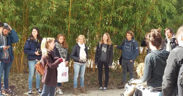 Studenten landschaps- en tuinarchitectuur Erasmushogeschool Brussel