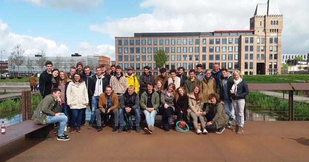 Studenten landschaps- en tuinarchitectuur Erasmushogeschool Brussel