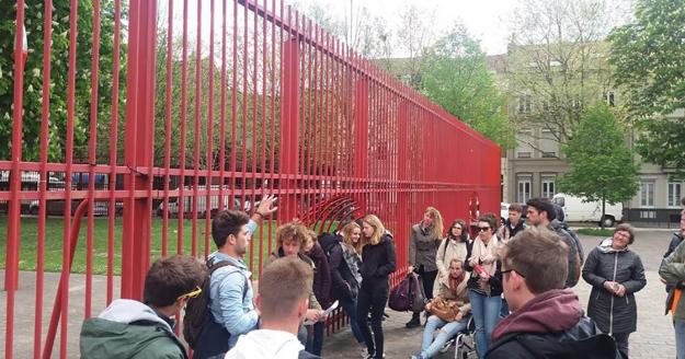 Studenten landschaps- en tuinarchitectuur Erasmushogeschool Brussel