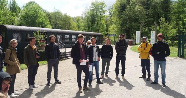 Studenten landschaps- en tuinarchitectuur Erasmushogeschool Brussel