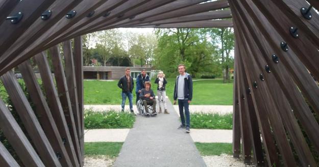 Studenten landschaps- en tuinarchitectuur Erasmushogeschool Brussel