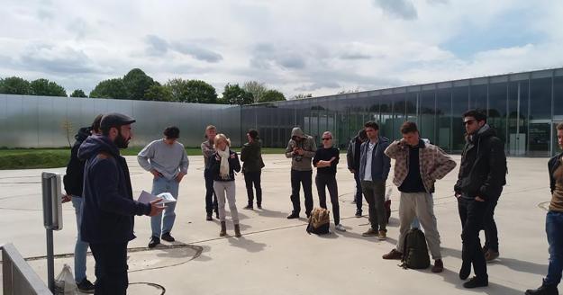 Studenten landschaps- en tuinarchitectuur Erasmushogeschool Brussel