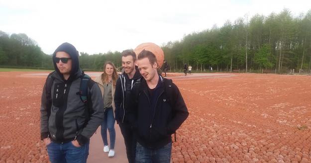 Studenten landschaps- en tuinarchitectuur Erasmushogeschool Brussel