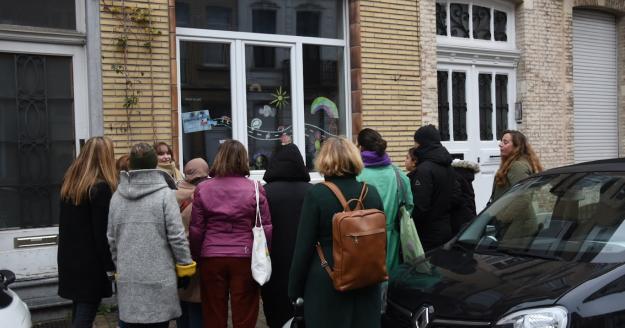 Stemmen van kinderen in de stad