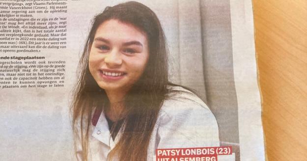 Patsy, studente verpleegkunde