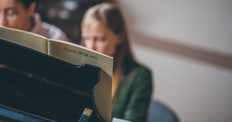 Studenten in het Koninklijk Conservatorium Brussel